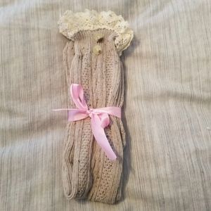 Ruffled boot socks